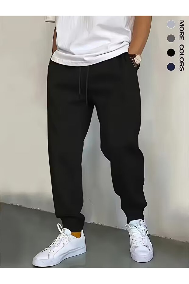 4 قطع من سراويل رياضية كبيرة الحجم - 4