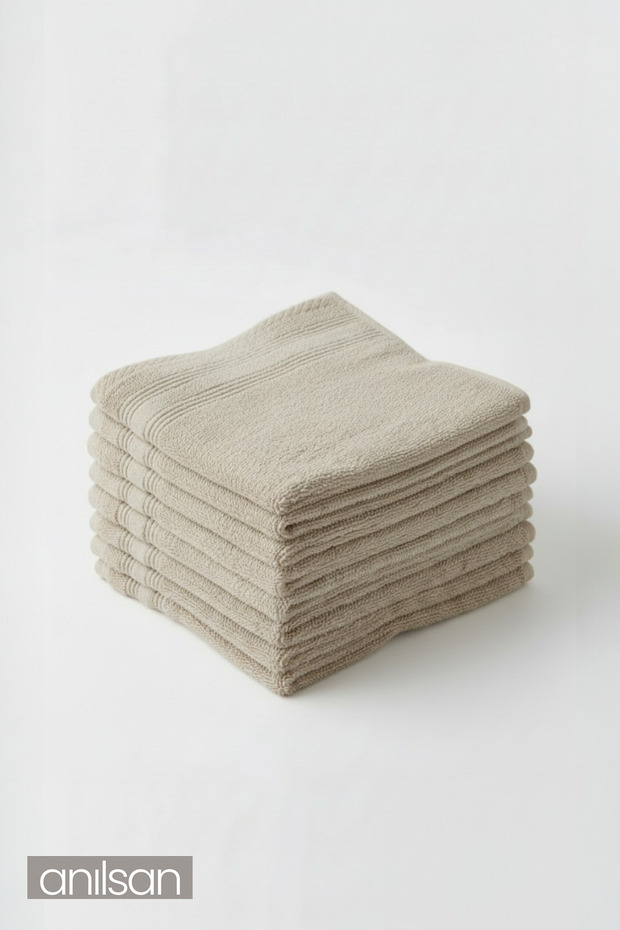10-Pack Mink Mini Towels - 30X30 Cm, 50Gr 100% Cotton, Hand, Face Towels