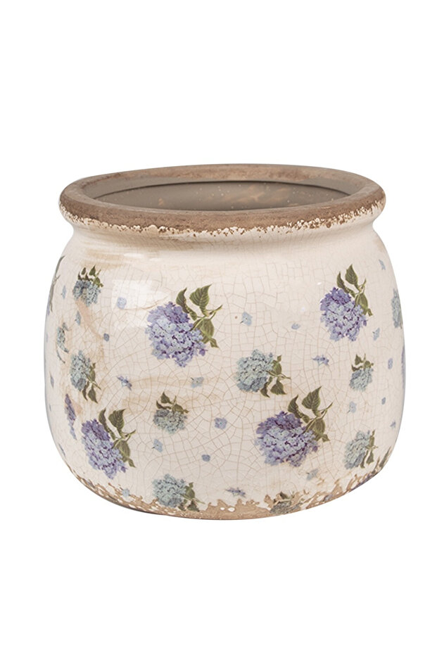 Ceramic flower pot Hydrangeas 16x13 cm - 7