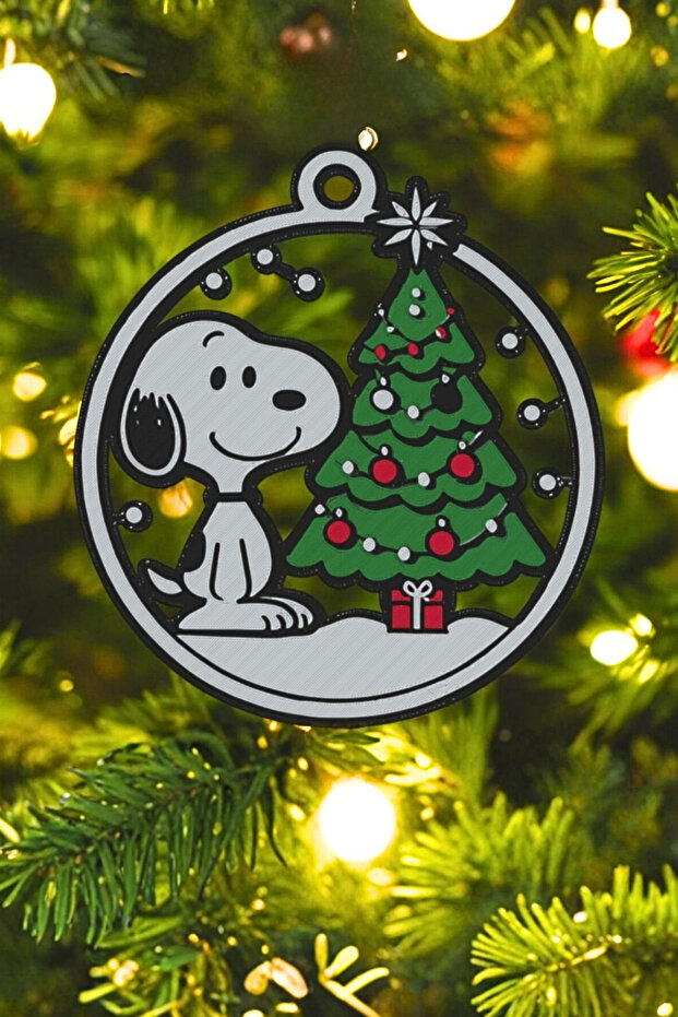 Christmas Snoopy Themed Christmas Tree Ornament | Christmas New Year Gift Decorative