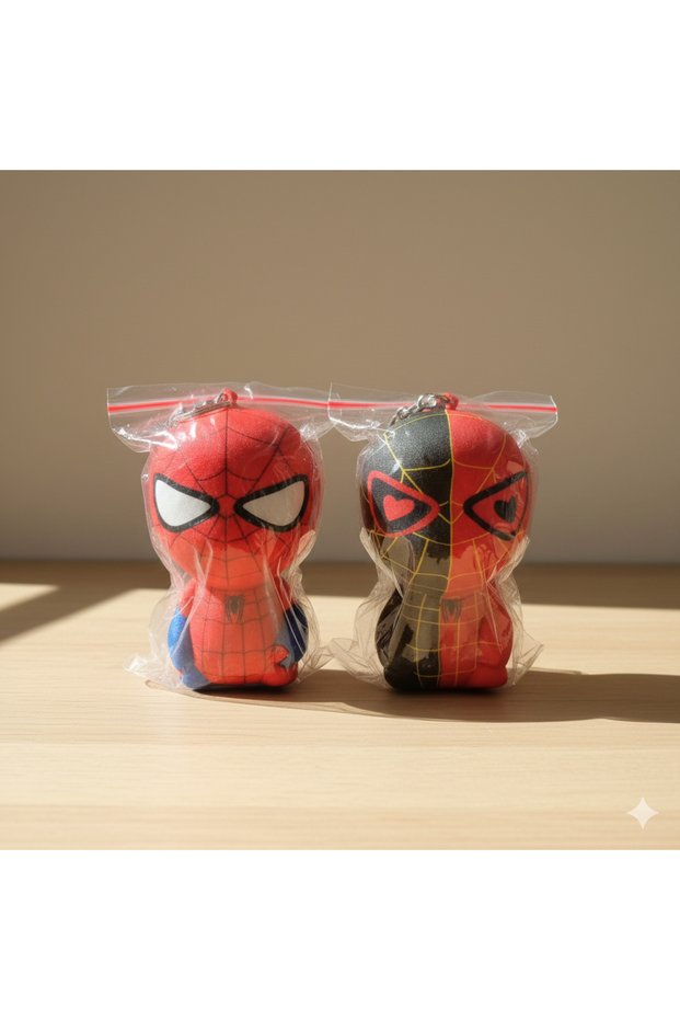 Spiderman Sık Bırak Large Size Keychain and Bag Ornament 2 Pieces - 10 cm