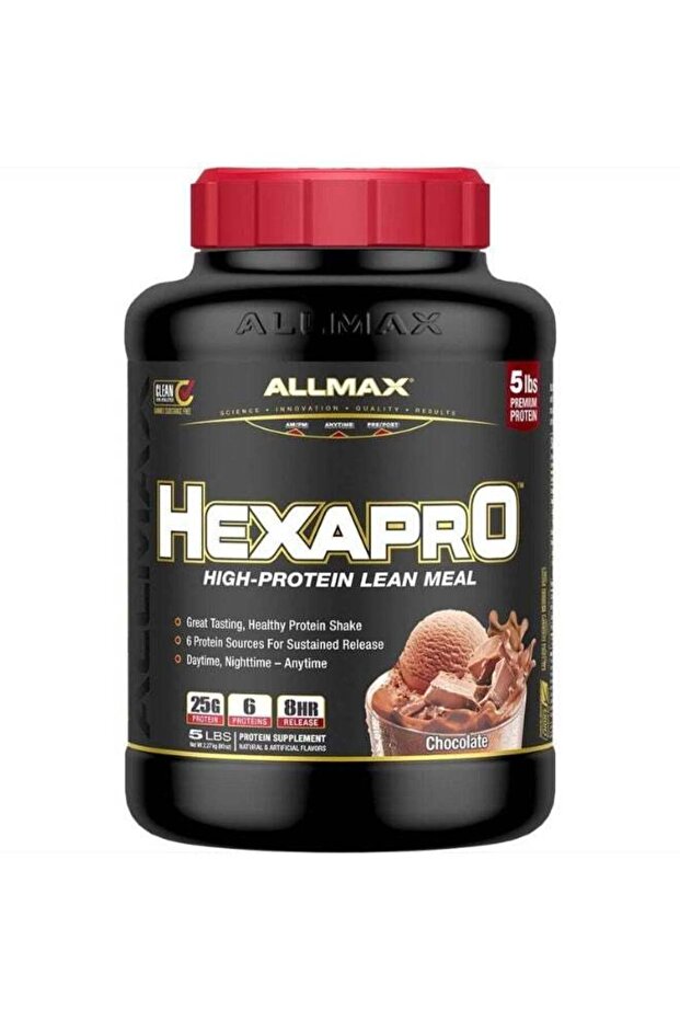 , Hexapro, High-Protein Lean Meal, Chocolate, 5 lbs (2.27 kg)