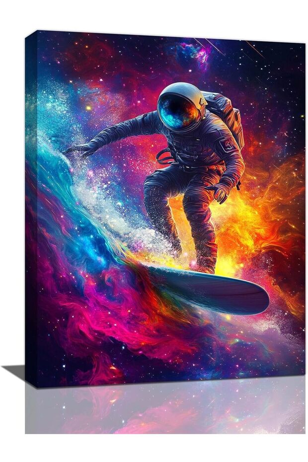 Graffiti Canvas Wall Art 40x60cm Colorful Urban Wall Decor Framed