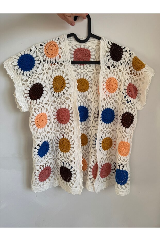 El örgüsü motif yelek - 2