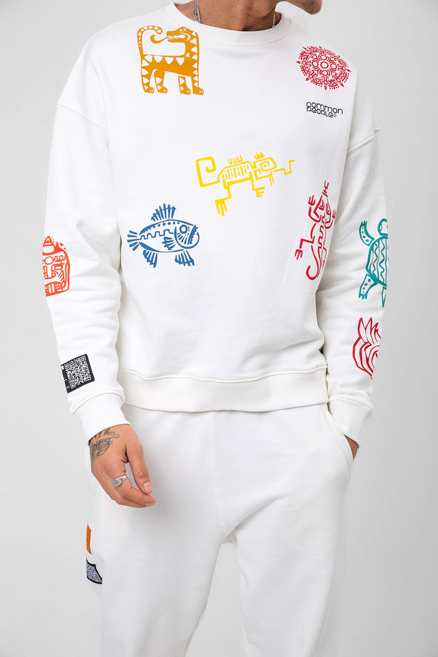 Symbols Off-White Sweatshirt - 2