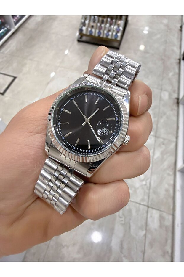 Retro Kordon Takvimli Kol Saati - 2