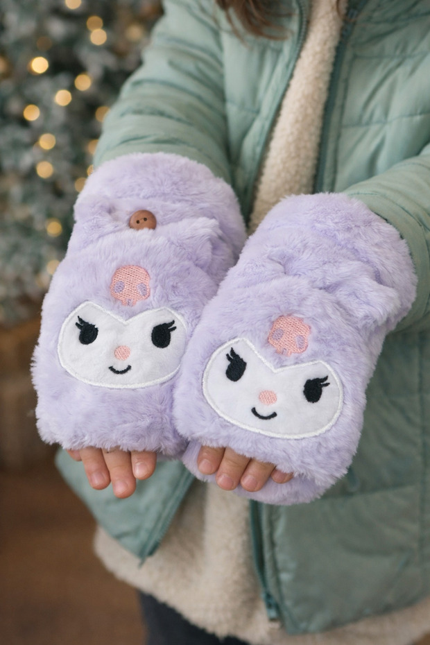 Peluş Kapaklı Eldiven - 2