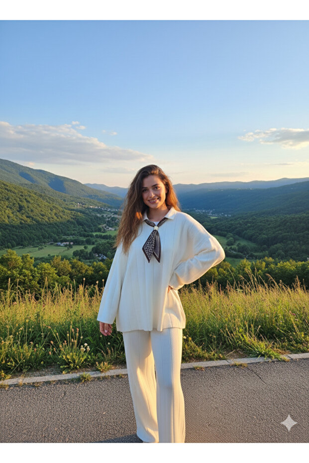 Triko takım gömlek yaka - 3