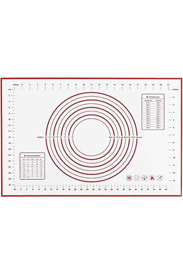 Mat, Silicone Rolling Pastry Mat, Non Stick Kneading Pad Sheet
