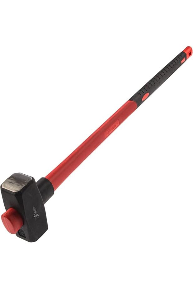 Sledge Hammer with Fiberglass Rubber-Coated Handle (3000g)