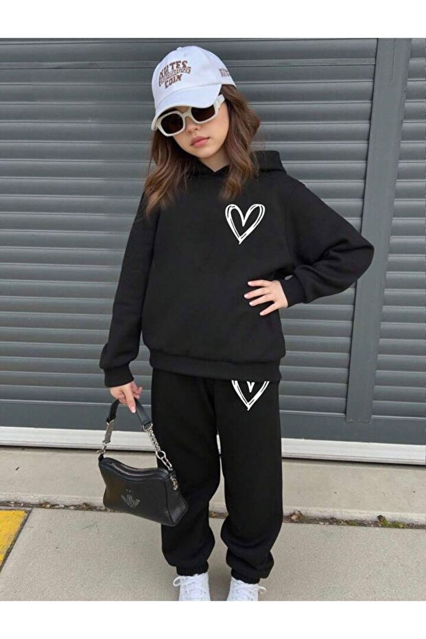 Girls/Boys Hooded Sweatshirt and Trackpants Set