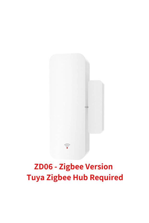 إصدار Zigbee من Tuya Zigbee مستشعر الباب اللاسلكي مستشعر دخول النافذة مستشعر الأمان ضد السرقة مستشعر مغناطيسي Ala