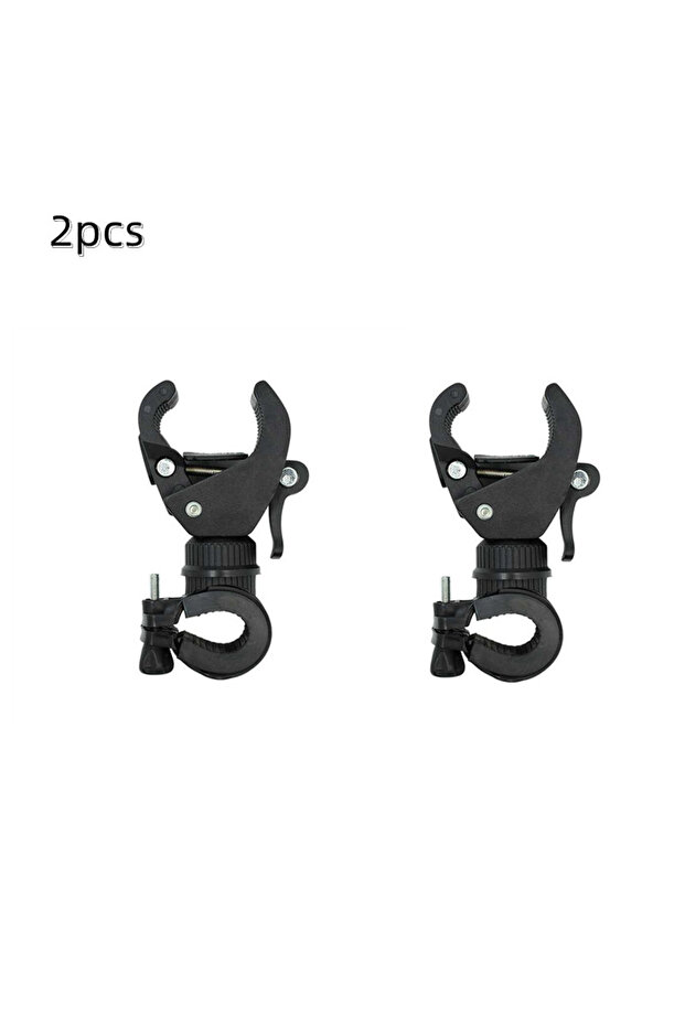 360 degree 2pcs 90/360° Rotating Torch Clip Bike Bicycle Handlebar LED Flashlight Torch Mount Clamp