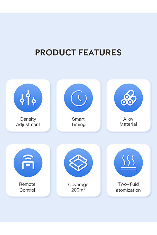 NMT-116 Scent Diffuser Room Coverage Area 300m³ - 3