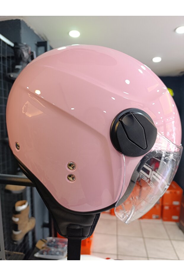 HELMET PİNK GLOSS KASK - 1