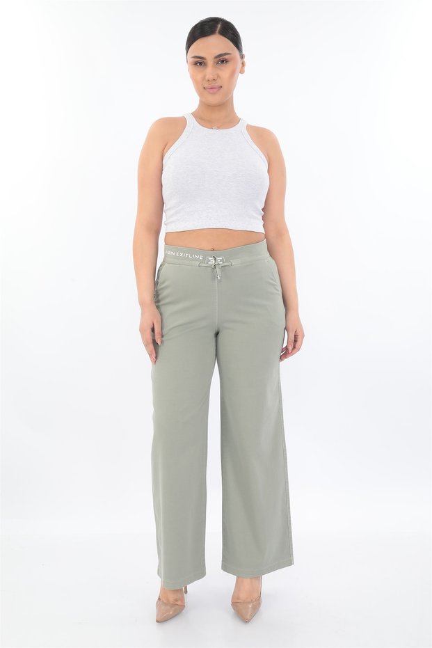 Women's Summer Colorful Lace-Up Stone Loose Trousers