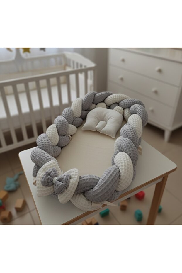 نموذج محبوك متعدد الوظائف Babynest - قماش بيكيه