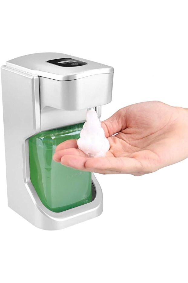 Automatic Soap Dispenser Wall Mount - Touchless, Infrared Motion Sensor, Battery Operated, 500ml Cap