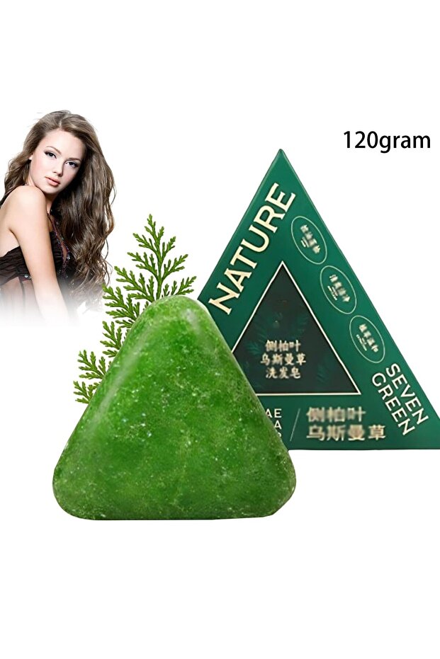 Tri Angle Shampoo Bar, Seven Green Soap, Usman Grass Bar,