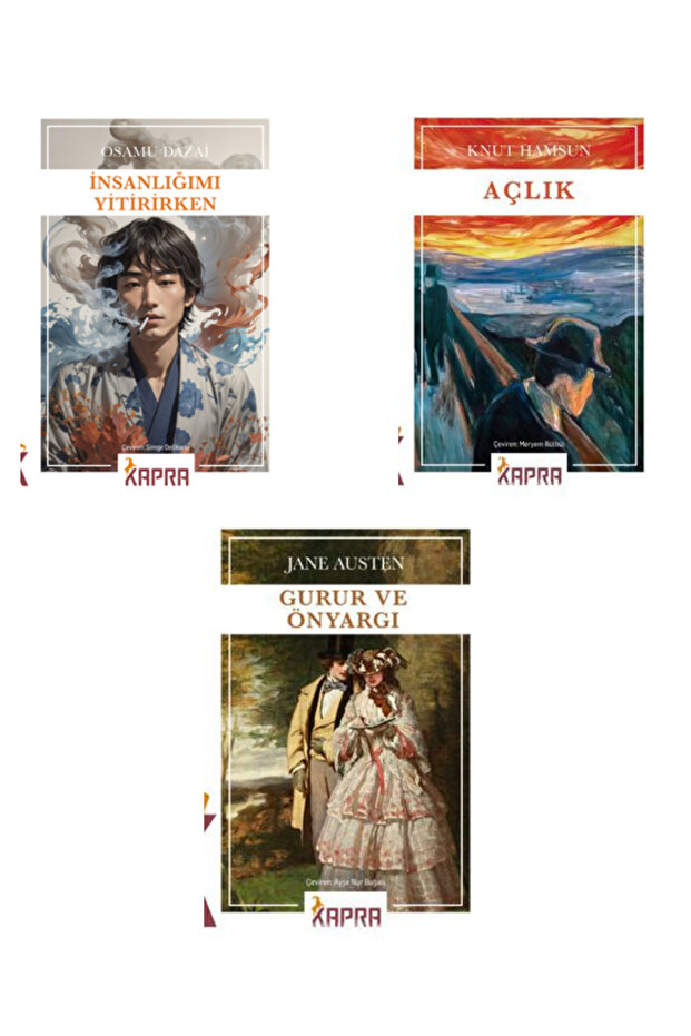 Gurur ve Önyargı / Açlık / İnsanlığımı Yitirirken (Tam Metin - 3 Kitap Set)