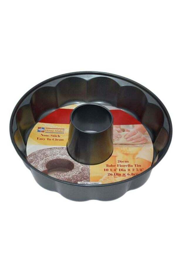 Homemaker Tube Fiorella Cake Pan 26Cm Black