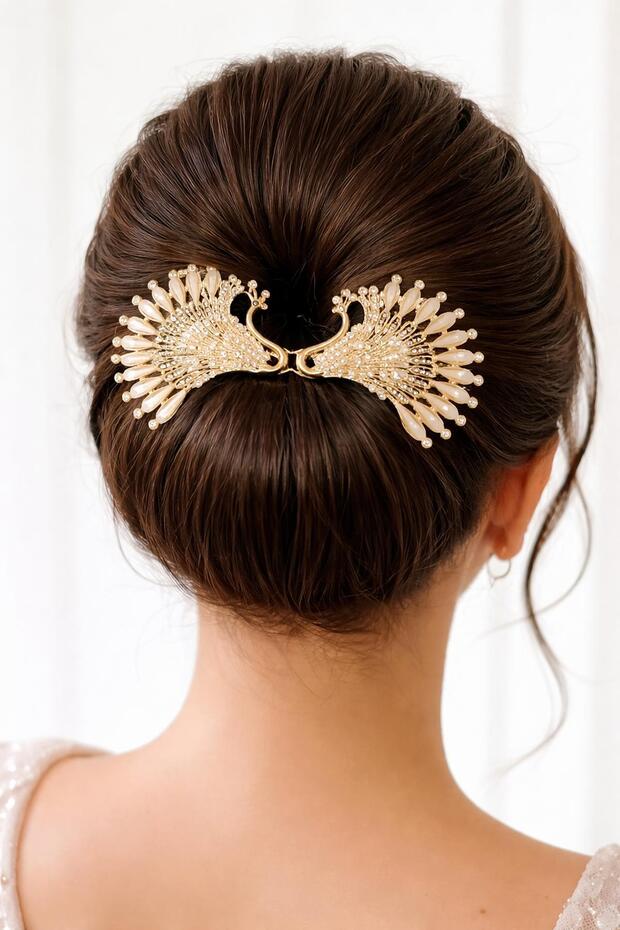 Hair Bun Ornament Clip