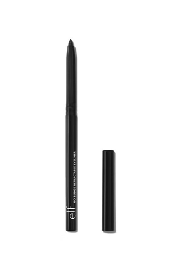 No Budge Retractable Eyeliner, Creamy, Ultra-Pigmented & Waterproof, Black