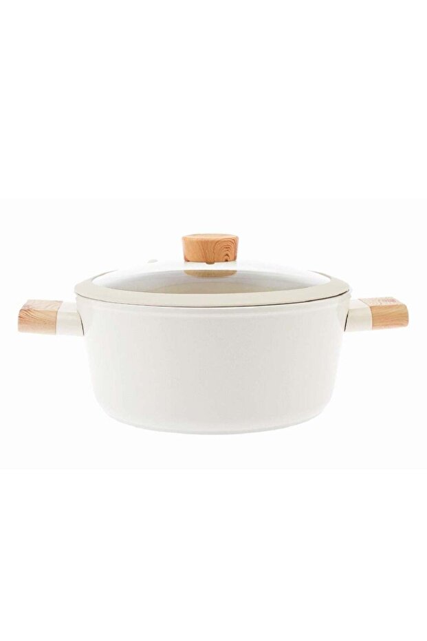 Homemaker Swiss Crystal High Quality Ceramic Coating Non-Stick Casserole - 28cm
