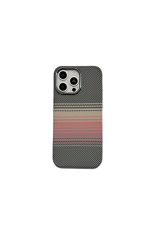 iPhone 16 Pro Premium Woven Pattern Case Durable Protective Back Cover
