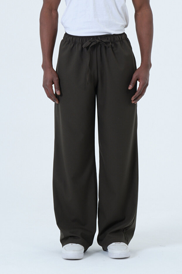 Relaxed Fit Oversized Wide Leg Oversized Pants Khaki Green
