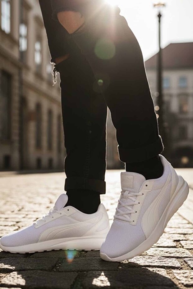 Puna Unisex White Daily Running Training Shoes