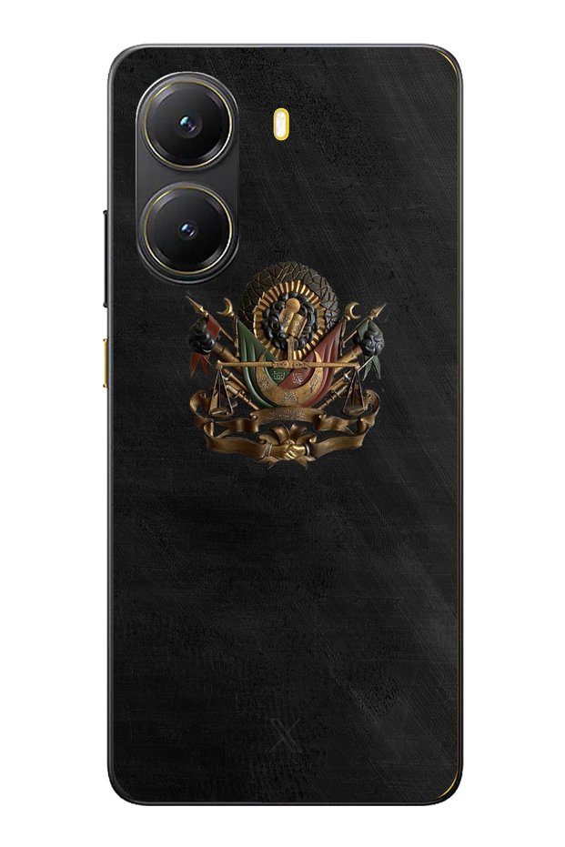 Printed Silicone Case with Ottoman Tughra Detail Compatible with Poco X7 Pro