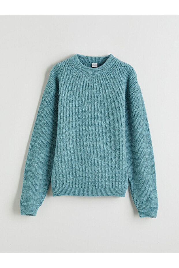 Esvab • Modern & Distinctive Zero Roba Collar Girls' Knitwear Sweater