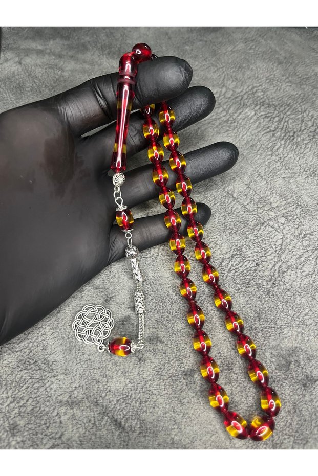 Special Design High-End Crimped Amber Prayer Beads