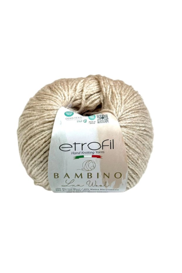 Bambino – 60% Merino Wool 40% Acrylic, 50 g / 160 m Soft Knitting Yarn 70077- 1 Piece