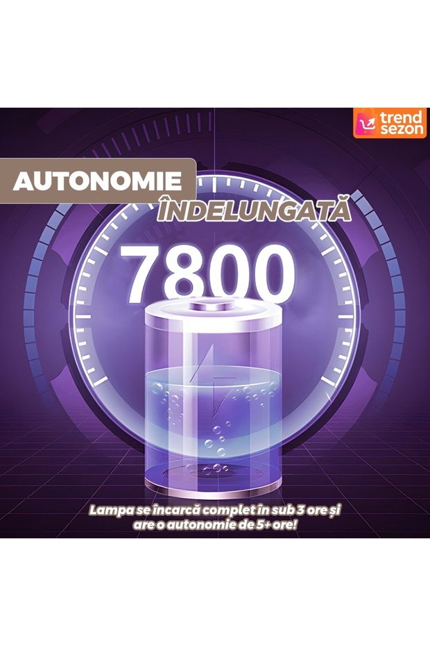 Elegant Black Nail Lamp with Quick-Drying Function - 5