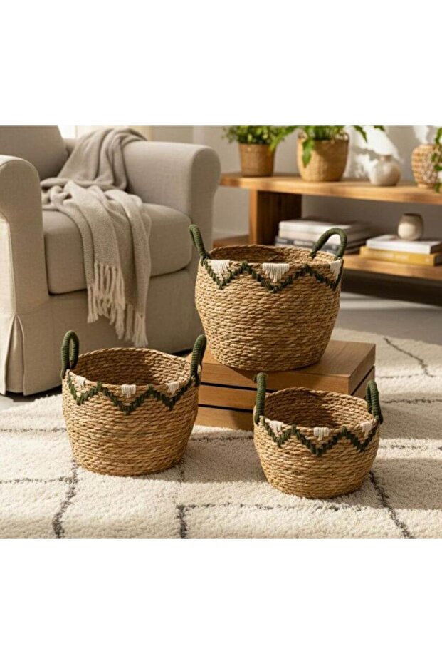 سلال خوص بوهيمي Bohemian Wicker Baskets - 2