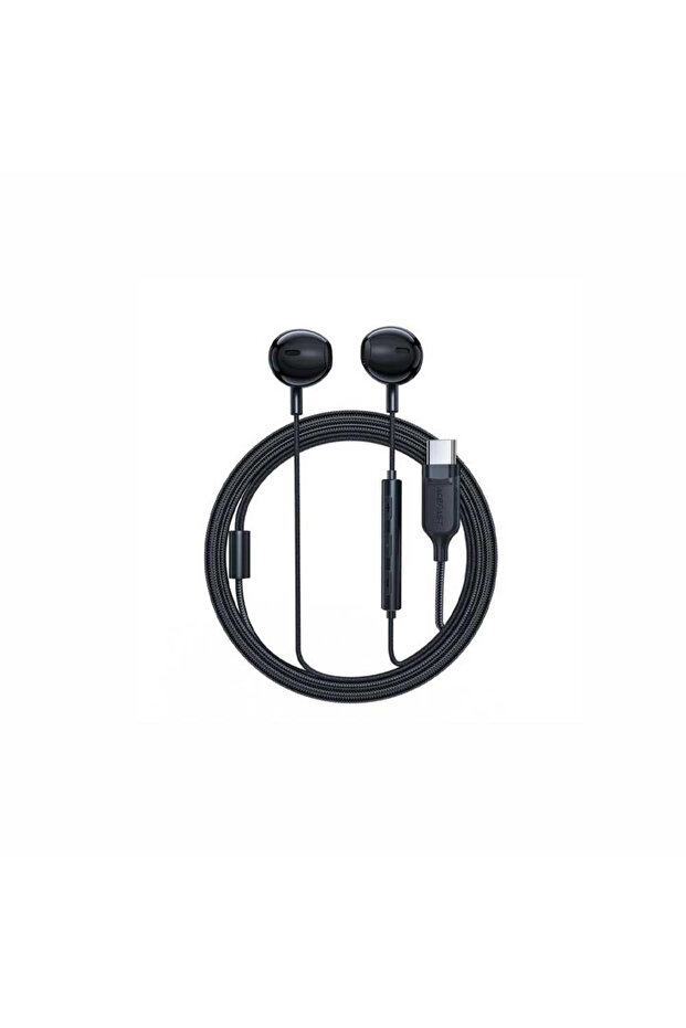 سماعة تايب سي - اسود - 1