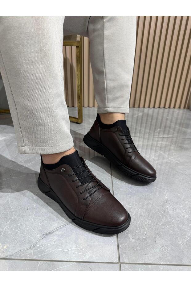 Genuine leather half collar classic shoe 142