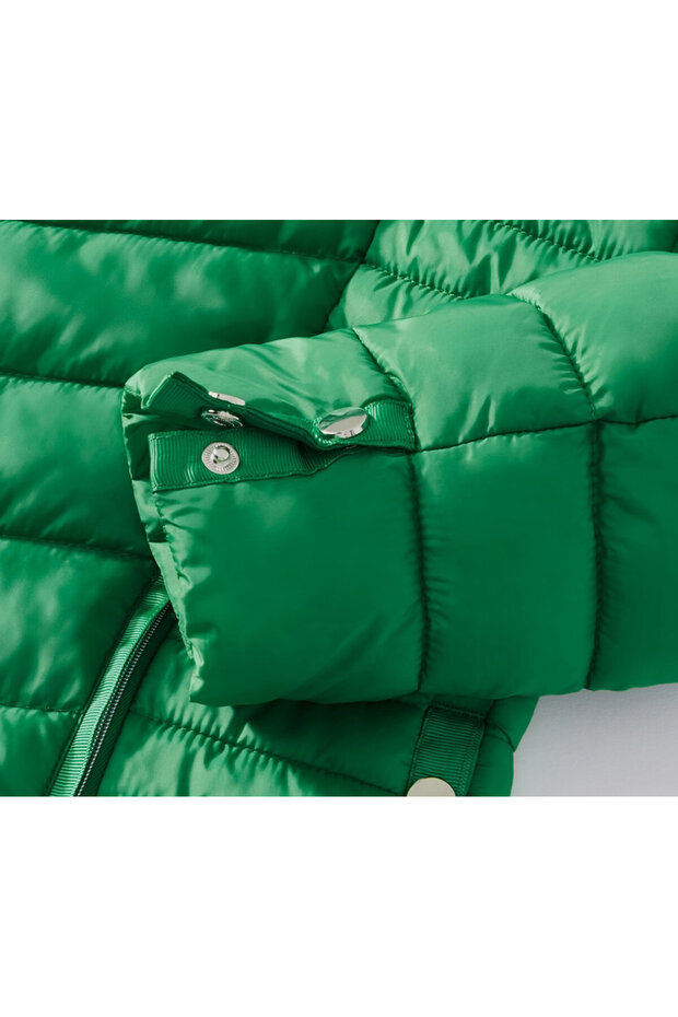 Kadın Kapitone Ceket, Yeşil - 6