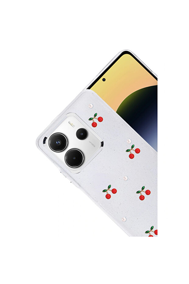 غطاء ريدمي نوت 14 4G بنمط الفيونكة - نمط 9 - 2