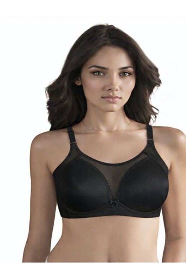Women's Tulle Detail Unwired Unpaddded Bra