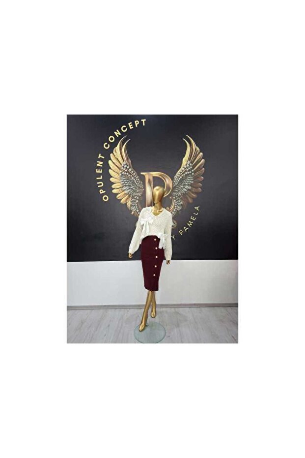 Блуза - Кремаво - 4