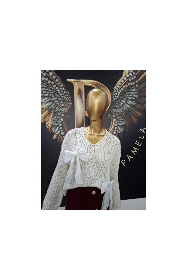 Блуза - Кремаво - 1