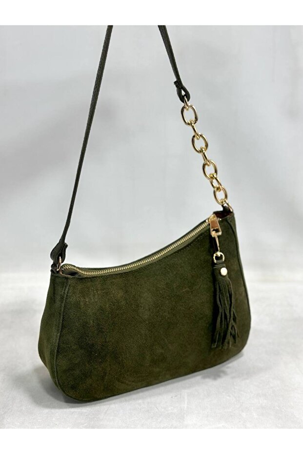 Women's Bag Genuine Suede Leather Shoulder Bag