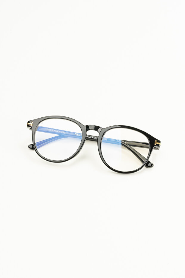 Brooklyn Round Bone Blue Light Filter Screen Glasses - 4