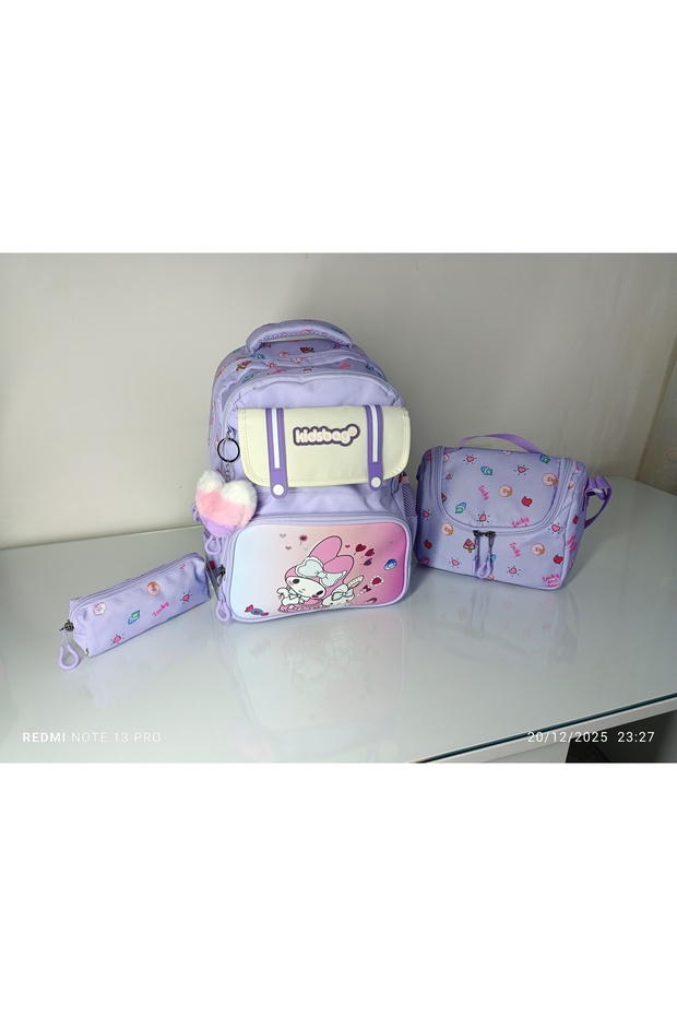 2026 Model My Melody Cinemerol Character Nutrition Thermal and Sponge Girl Primary School Bag