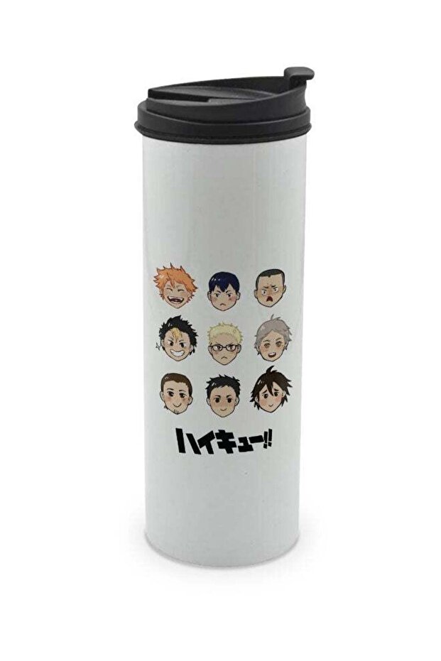 Haikyuu White Travel Tumbler for Hot Drinks (250 ml)