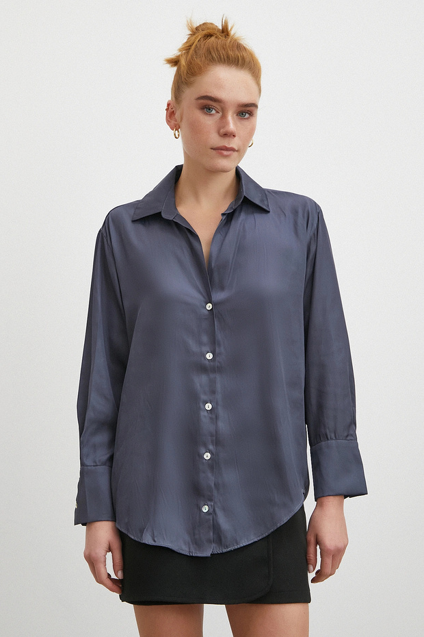 Diagonal Pattern Shirt Antirasit - 5