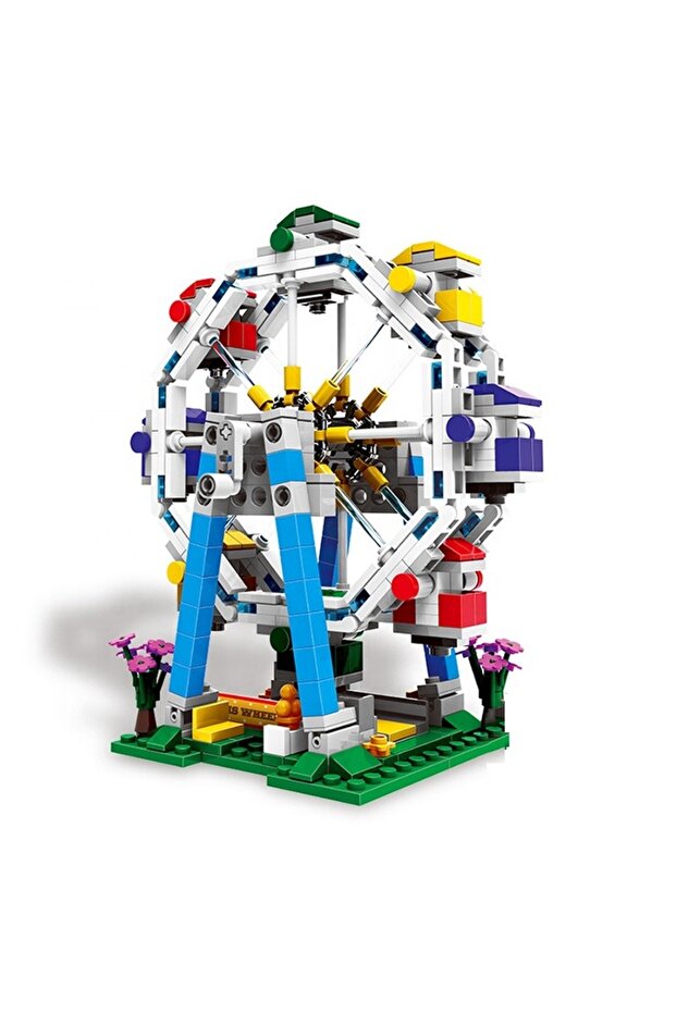 Ferris Wheel Building Blocks Toy Set 660 Pieces Moc Compatible, Amusement Park Series Educational Construction Set